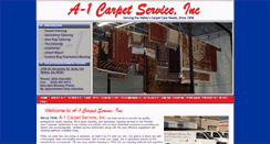 Desktop Screenshot of a1carpetservice.com